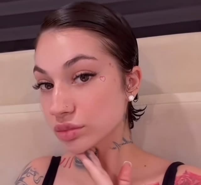 Closeup of Bhad Bhabie