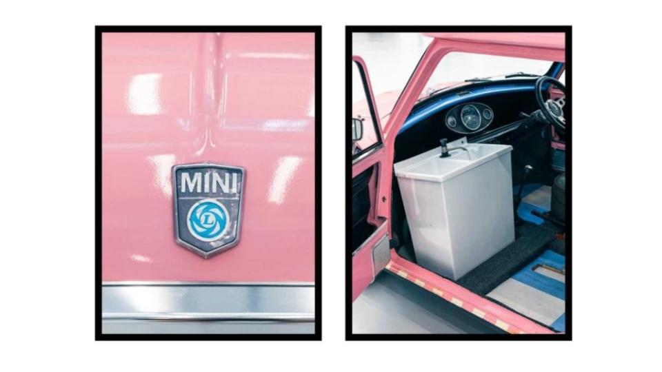 車輛內部還安裝了小水槽，可以供洗手使用。（圖片來源/Mini）