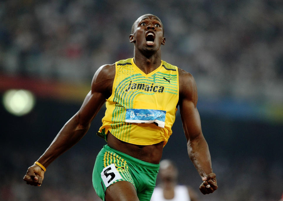 competes in the track and field athletics event at the National Stadium during Day 12 of the Beijing 2008 Olympic Games on August 20, 2008 in Beijing, China.