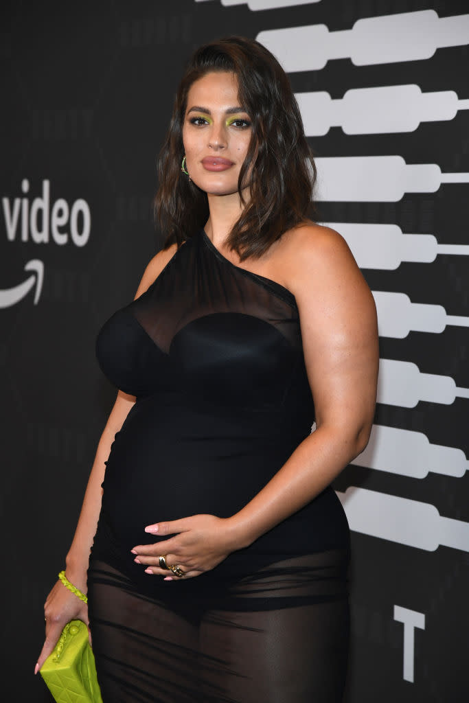 Ashley Graham has been getting candid about new motherhood (Getty)