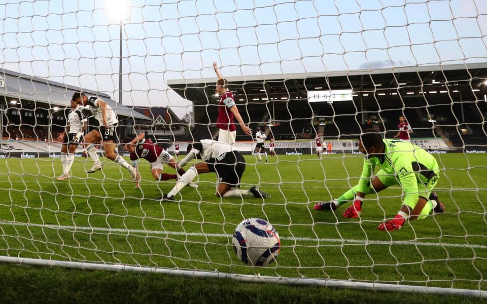 Burnley's Ashley Westwood scores the opener for Burnley  - PA