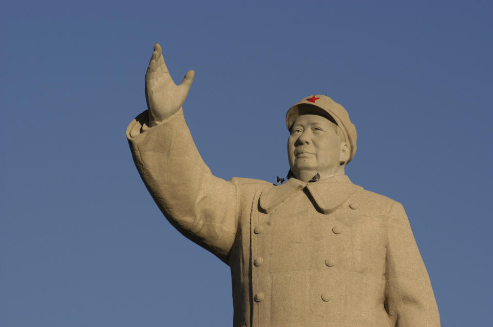 Une statue de Mao Zedong