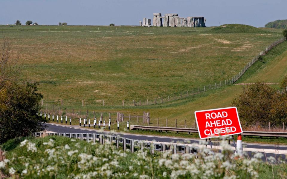 Stonehenge sits beside the A303, a popular and often gridlocked route to the South West - GETTY IMAGES