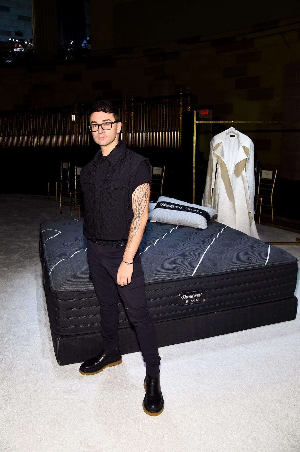 “We thought by February we’d be fully out of the pandemic and we are not. So it definitely was hard. You have to adapt,” says Siriano of hosting a fashion show with the constraints of COVID-19.