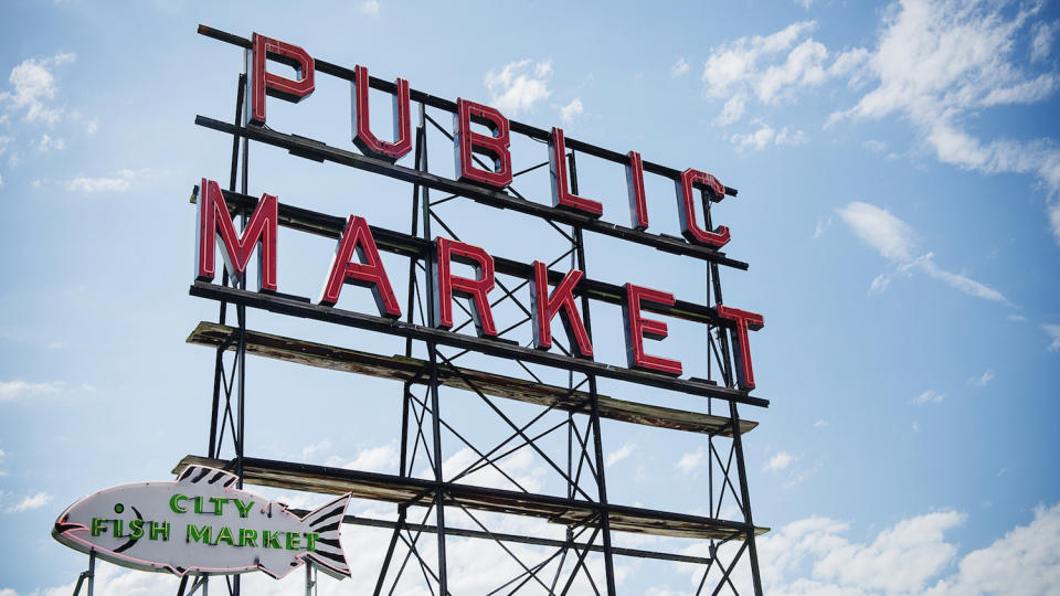 Pike Place market is one of the oldest farmers markets in the US.
