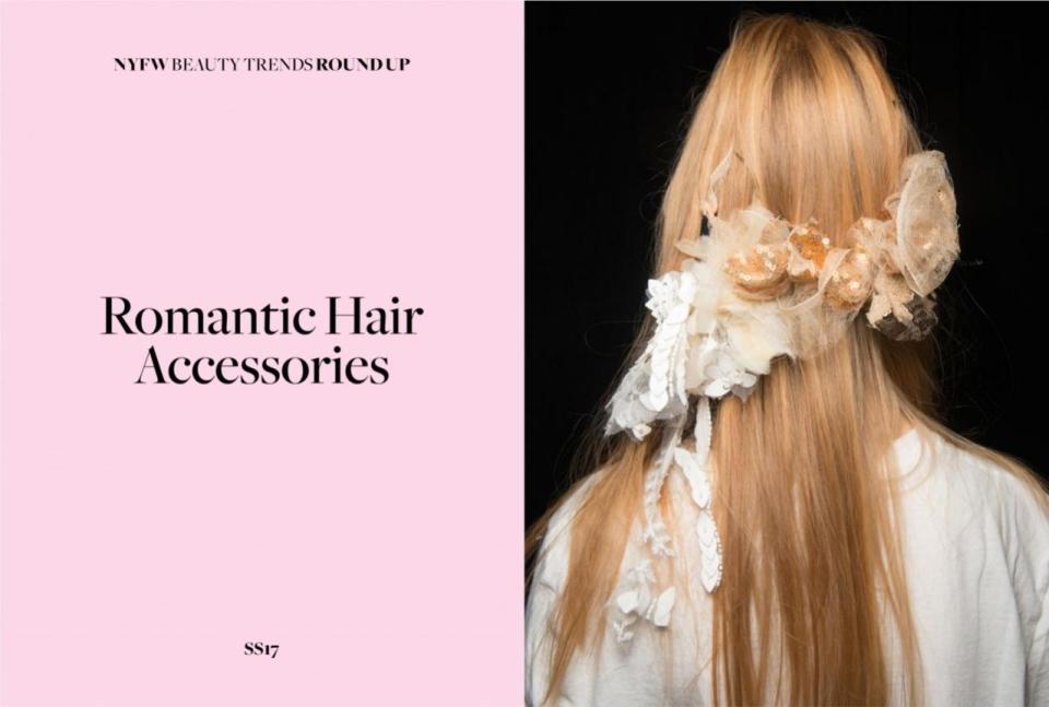 Romantic Hair Accessories: Rodarte