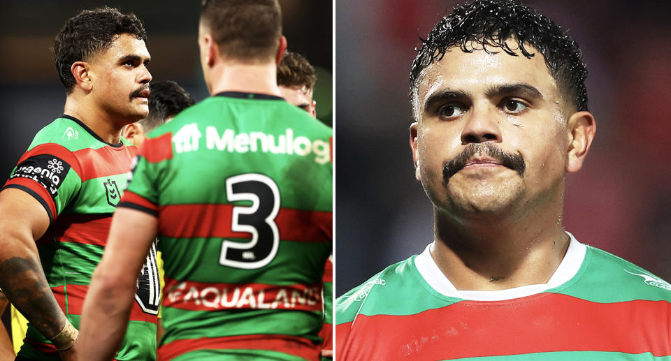 Latrell Mitchell in action for the Rabbitohs.