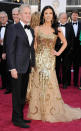 Michael Douglas and Catherine Zeta-Jones arrive at the Oscars in Hollywood, California, on February 24, 2013.