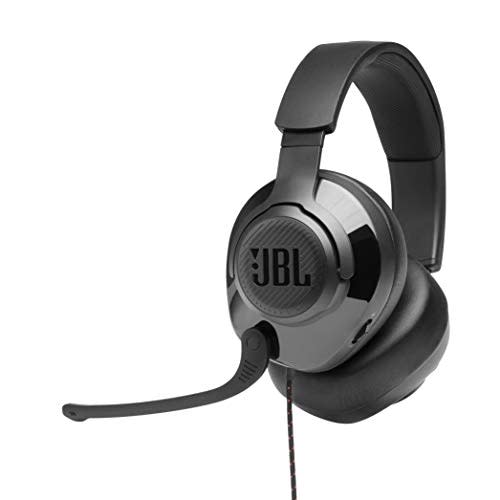 JBL Quantum 300 - Wired Over-Ear Gaming Headphones with JBL Quantum Engine Software - Black