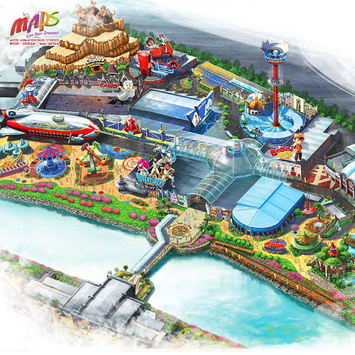 The first fully animation-based theme park in Asia is opening next week
