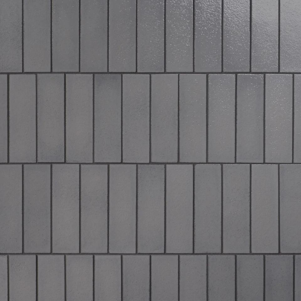 Charcoal gray tiles