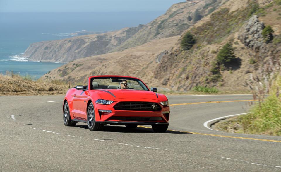 <p>2020 Ford Mustang EcoBoost High Performance package convertible</p>