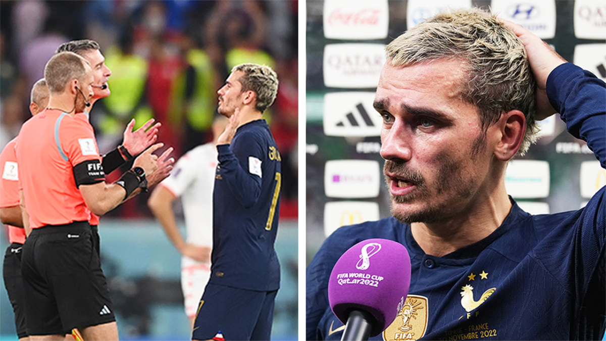 World Cup 2022 - Tunisia 1-0 France: Wahbi Khazri stuns France as Antoine  Griezmann late goal is chalked off by VAR, Football News