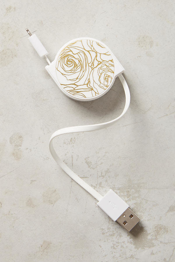 Triple C Retractable Cord, $28, <a href="https://www.anthropologie.com/shop/triple-c-retractable-cord?category=phone-cases-tech&amp;color=070" target="_blank">Anthropologie</a>