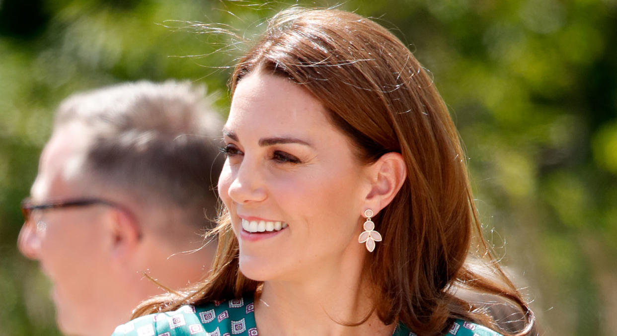 Kate Middleton's sell-out high street earrings are back in stock [Photo: Getty Images]