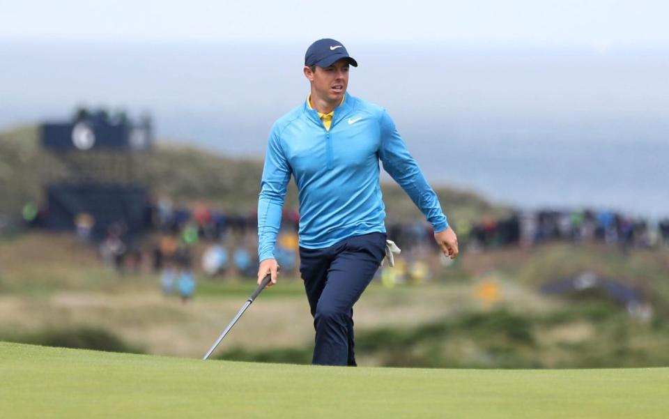 McIlroy has played down the pressure of the Open’s return to his homeland - PA