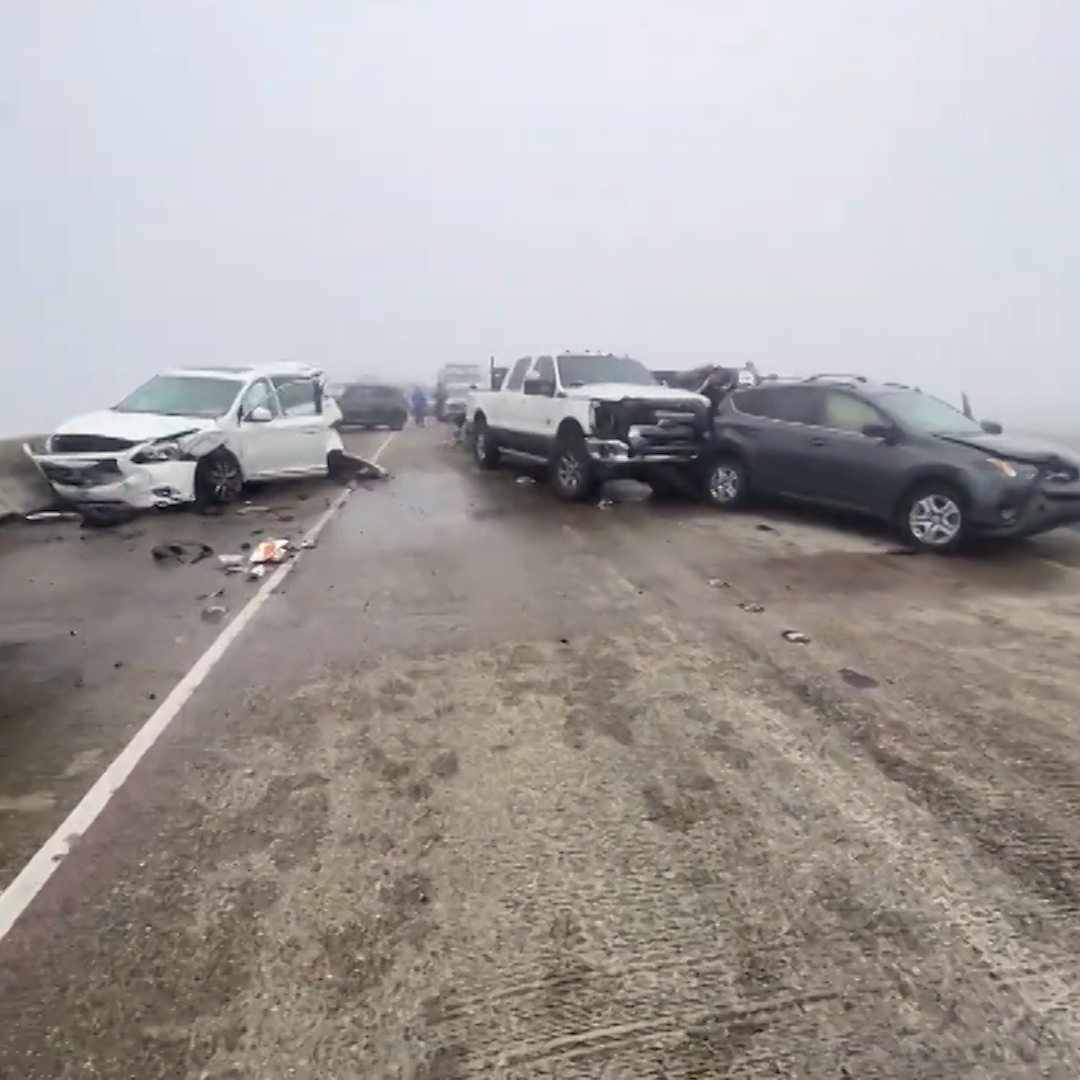 Heavy fog conditions led Louisiana State Police and dozens of area first responders to a multiple-car crash on Interstate 55.