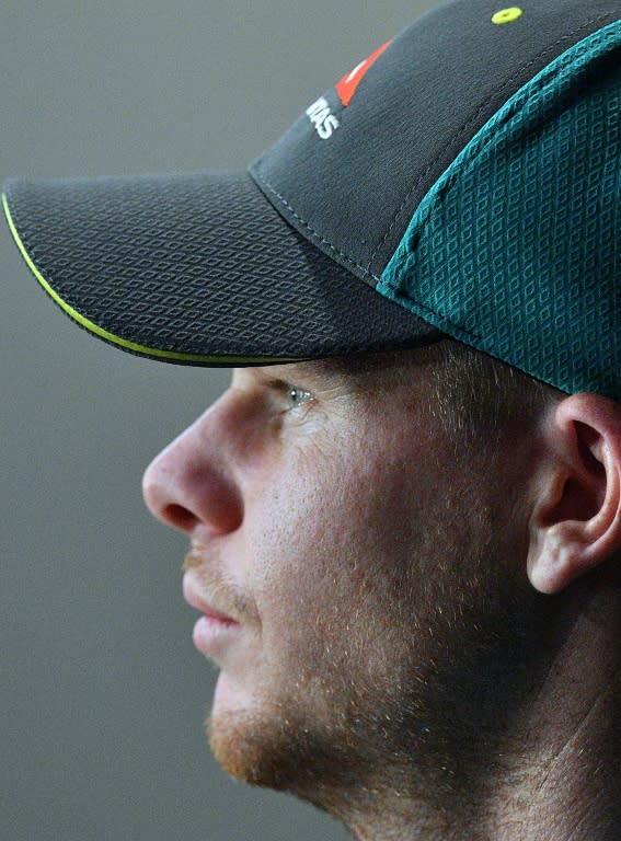 Australia's captain Steve Smith attends a press conference in Brisbane on November 22, 2017