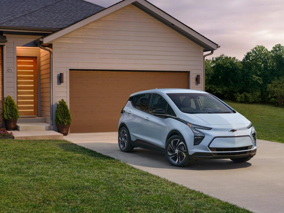 The 2023 Chevrolet Bolt EV electric hatchback.