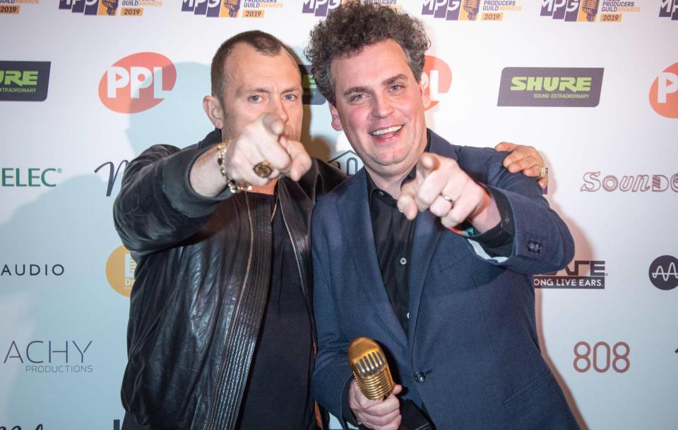 Blur's Damon Albarn and James Ford in 2019 (Picture: Alamy)