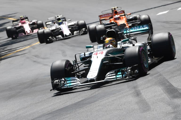 Lewis Hamilton driving to seventh place in the Monaco Grand Prix -- his Mercedes car is seen as an unpredictable "diva"