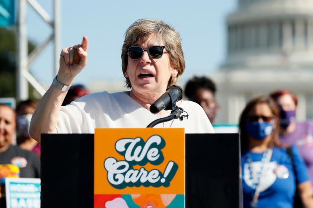 Randi Weingarten, president of the American Federation of Teachers, says progressive school board candidates are overwhelmingly winning elections nationwide because parents actually care about their children learning true things at school. (Photo: Paul Morigi via Getty Images)