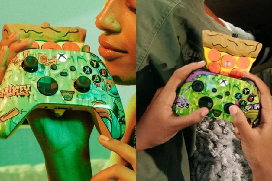 Lanzan controles de Xbox edición Tortugas Ninja con olor a pizza