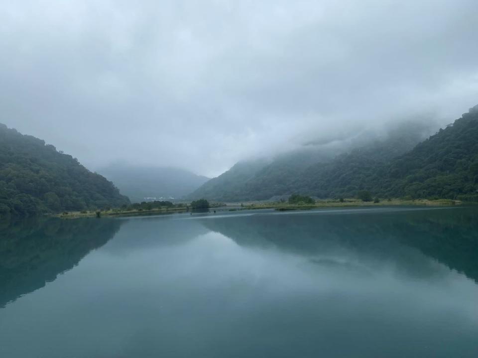 苗栗鯉魚潭水庫進水量最理想，從三成四飆升到七成二。（圖：民眾提供）