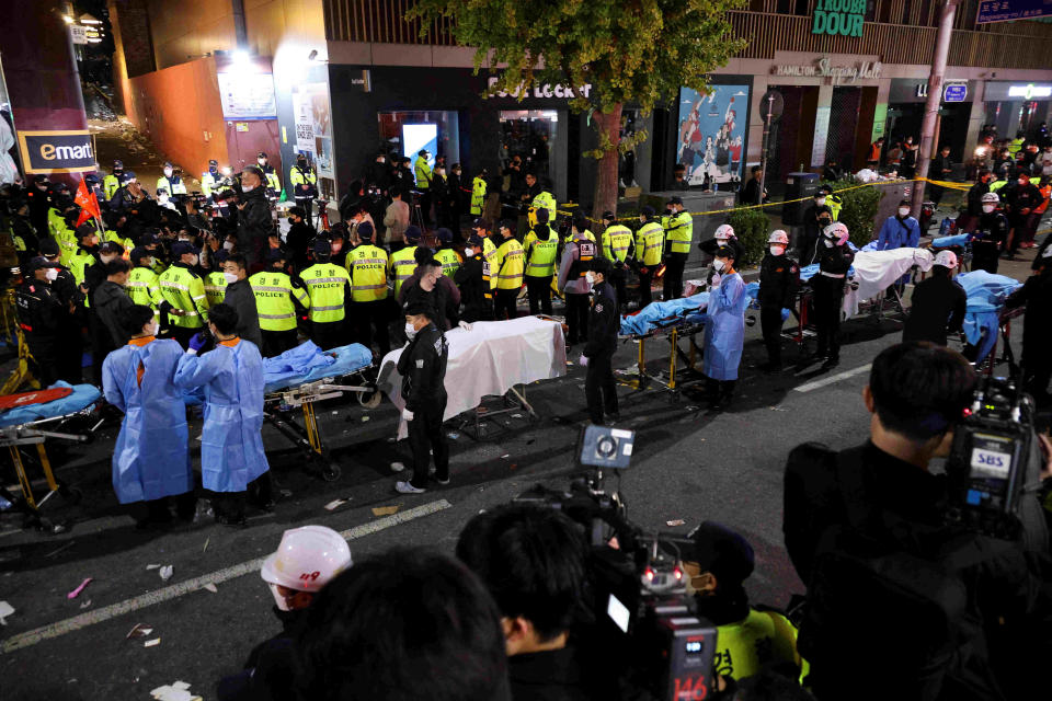 南韓梨泰院去年10月29日發生致命推擠事件。路透社
