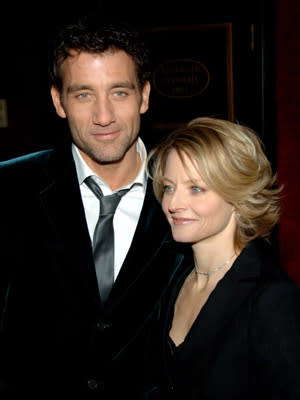 Clive Owen and Jodie Foster at the NY premiere of Universal Pictures' Inside Man