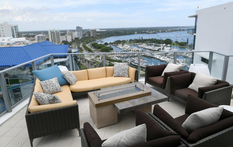 The Roof Bar and Eats is located on the 19th floor of The Westin Sarasota.