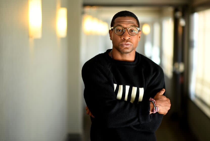 LOS ANGELES, NOVEMBER 8, 2019-Actor Jonathan Majors. (Wally Skalij/Los Angerles Times)