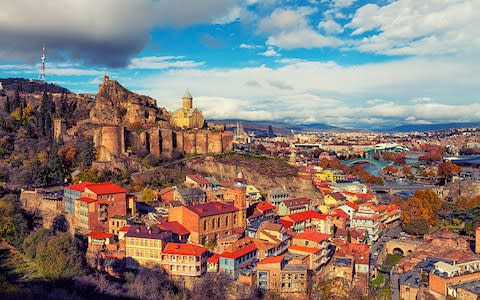 The Georgian capital, Tbilisi - Credit: ISTOCK
