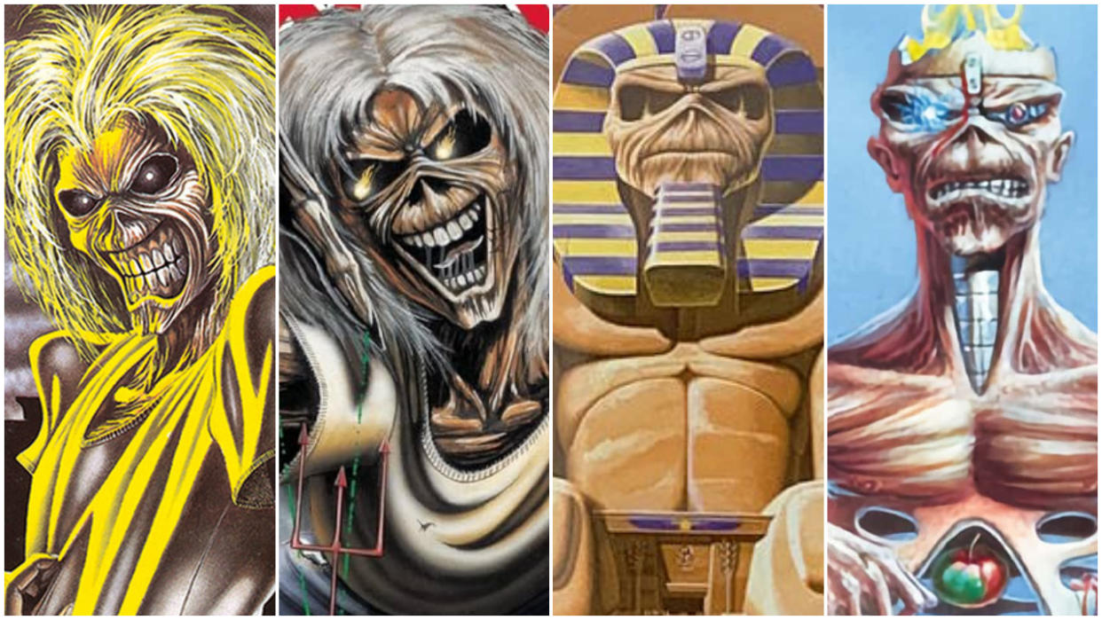  Various Iron Maiden Eddies across the years. 