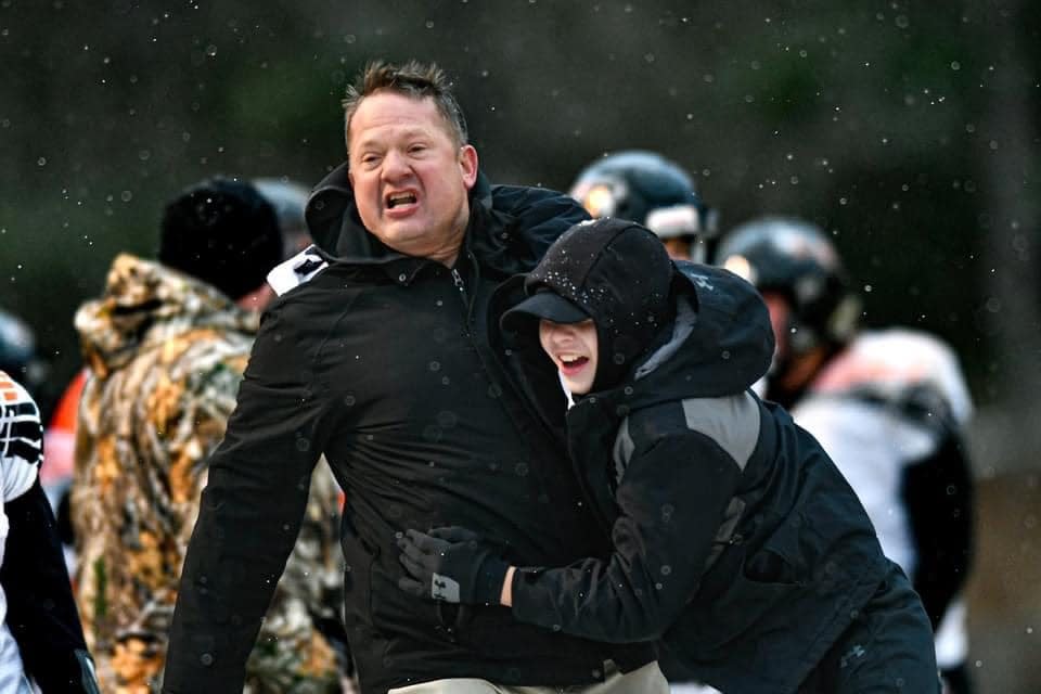 Merrill football coach Christian Wiley, a Jefferson graduate, will lead his team into the Division 1 state 8-man football championships Saturday.