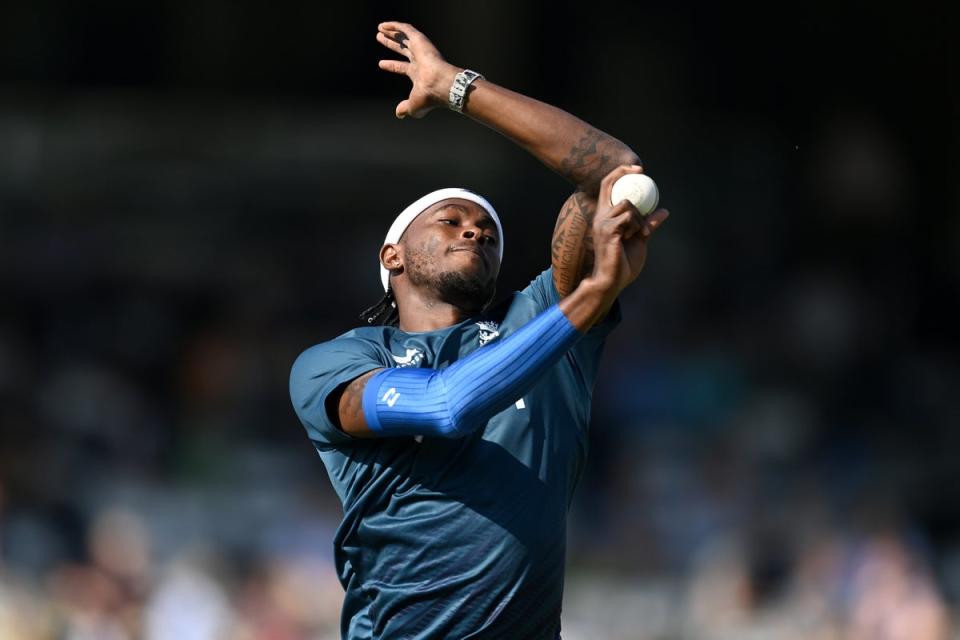 Jofra Archer has been named in England’s provisional T20 World Cup squad  (Getty Images)