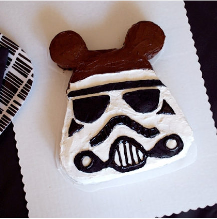 Stormtrooper Mickey Cake