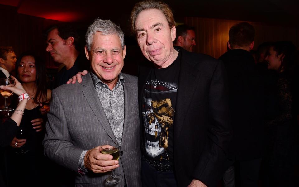 Cameron Mackintosh with Andrew Lloyd Webber in 2016 - Shutterstock