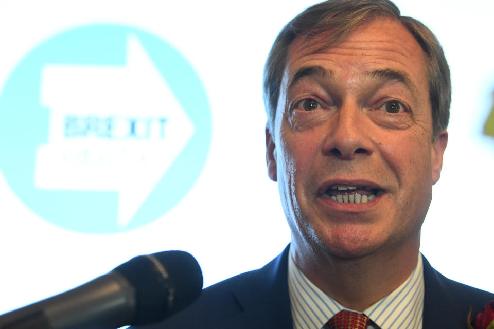 Nigel Farage has caused controversy with his comments about Oldham (Picture: PA)