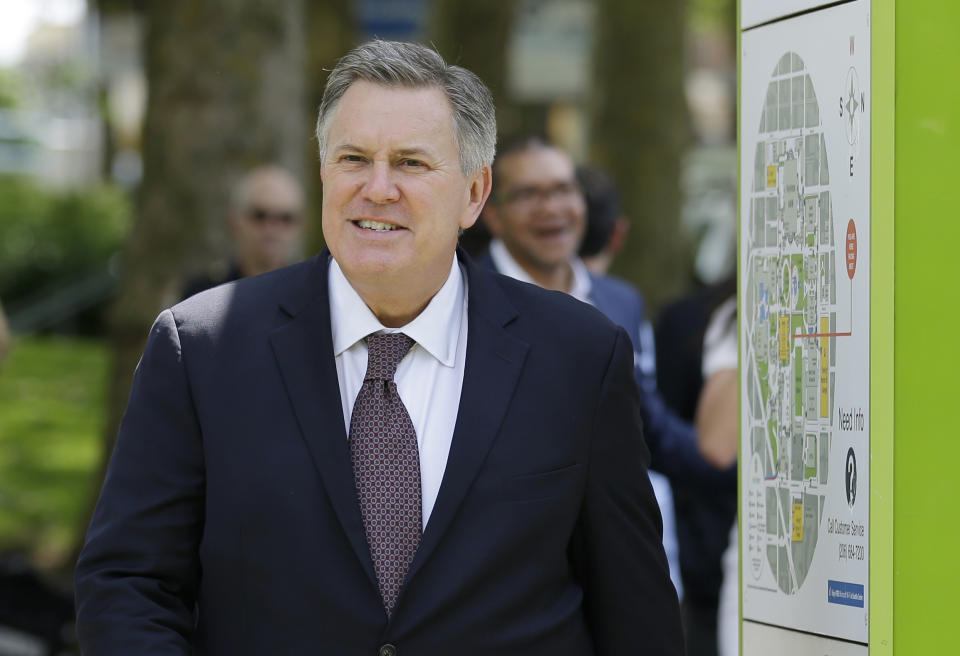 Tim Leiweke, CEO of the Oak View Group. Name sound familiar, Maple LEafs fans? (AP Photo/Ted S. Warren)