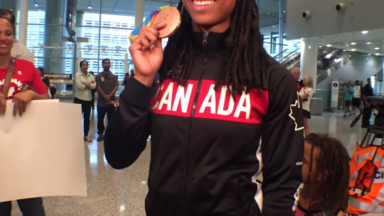 Rugby sevens Olympic bronze medallist, Charity Williams, reunites with family in Toronto