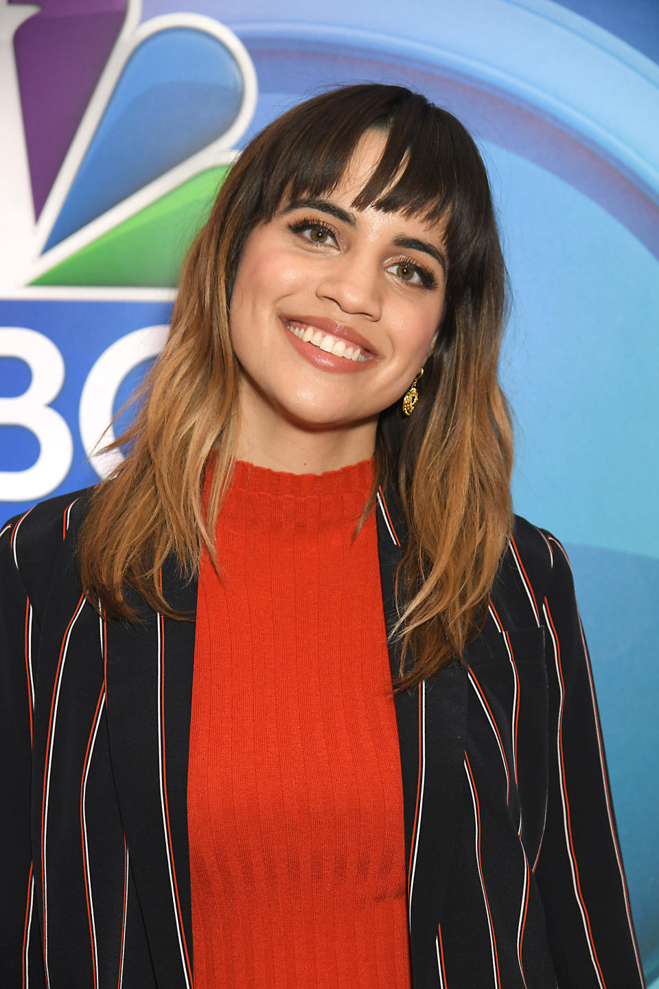 Natalie Morales attends NBC�s Mid-Season Press Day 2019 Red Carpet on January 24th, 2019 at The Four Seasons Hotel in New York, New York, USA. Robin Platzer/ Twin Images/ SIPA USA