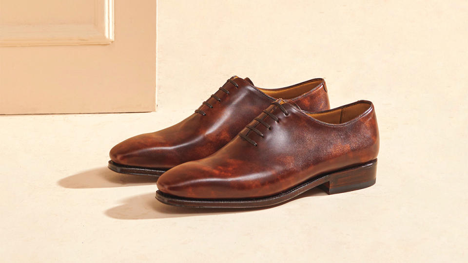 Bridlen’s whole-cut oxfords and other made-to-order styles emulate the look and technique of bespoke shoemaking