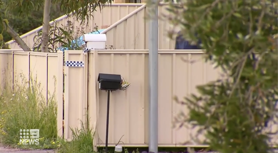 Police were called to a Perth home on Monday night, where a deceased man was located and an aggressive dog was removed from the property. Source: Nine News