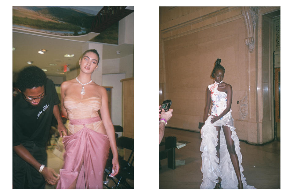 new york fashion week spring/summer 2023 photo diary hypebae kim shui dauphinette mirror palais s by serena facegym gymshark