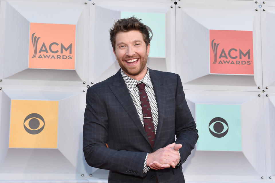 LAS VEGAS, NEVADA - APRIL 03:  Singer Brett Eldredge attends the 51st Academy of Country Music Awards at MGM Grand Garden Arena on April 3, 2016 in Las Vegas, Nevada.  (Photo by David Becker/Getty Images)