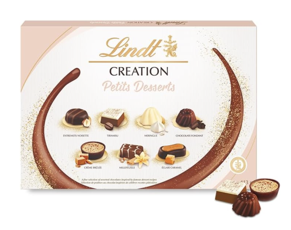 Lindt Creation Petits Dessert Chocolate Gift Box. Image via Amazon.