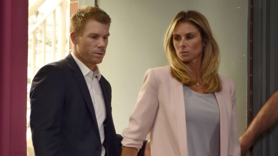 It has been a turbulent time for Candice Warner after her cricketer husband David was at the centre of the ball tampering saga, but it seems the scandal may have also taken a toll on their marriage. Source: Getty