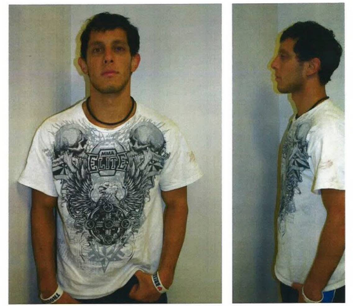 Photo of Oscar Olea taken by Key Biscayne police in June of 2011 at the time he called in a report over a companion walking drunkenly down Crandon Boulevard. He was not arrested.