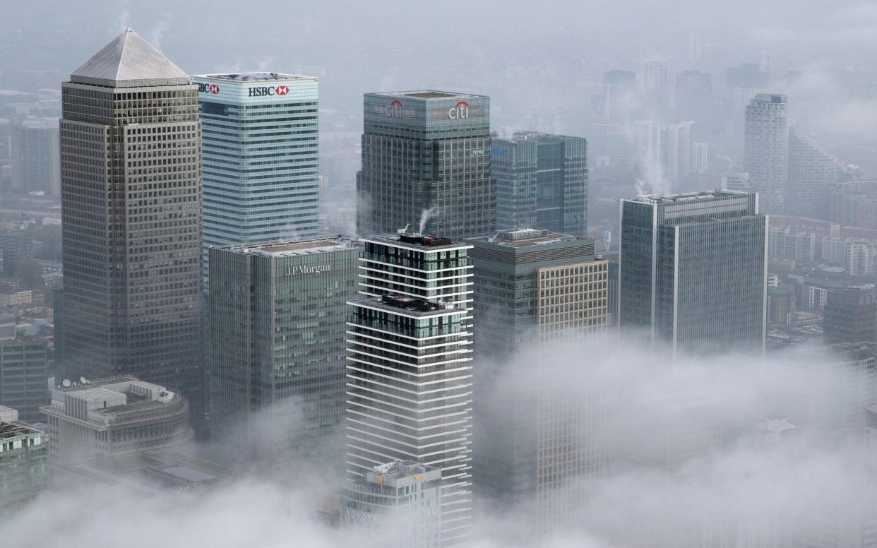  Canary Wharf banks